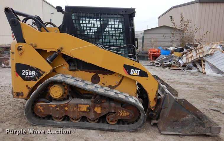 image for item KY9582 2012 Caterpillar 259B3  tracked skid steer loader