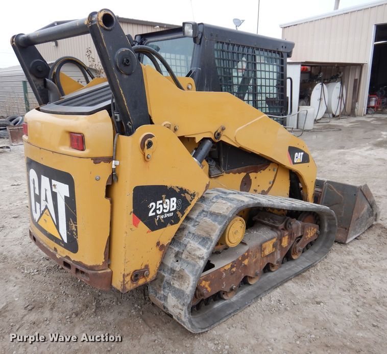 image for item KY9582 2012 Caterpillar 259B3  tracked skid steer loader