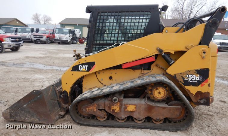 image for item KY9582 2012 Caterpillar 259B3  tracked skid steer loader