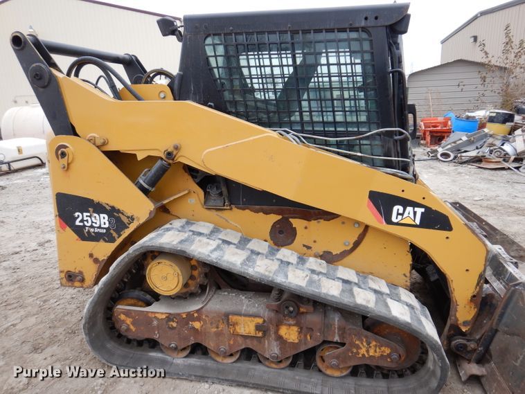 image for item KY9582 2012 Caterpillar 259B3  tracked skid steer loader