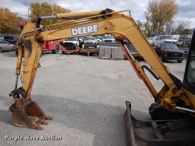 image for item KY9647 2000 John Deere 35ZTS  mini excavator