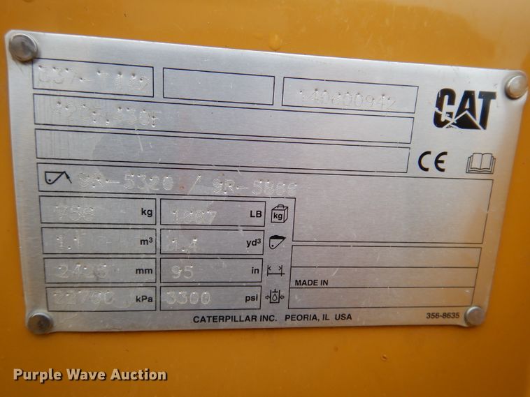 image for item KY9670 2014 Caterpillar 430F  backhoe