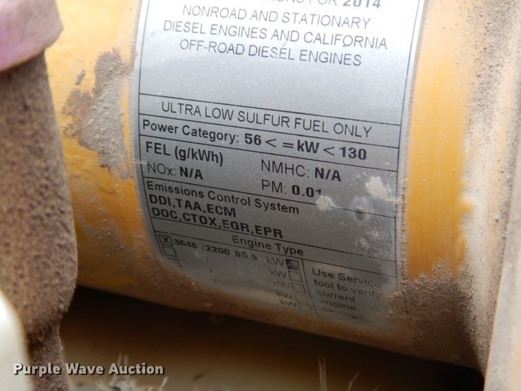 image for item KY9670 2014 Caterpillar 430F  backhoe