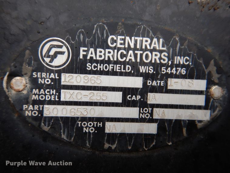 image for item KY9680 Central Fabricators TXC-255  excavator quick coupler