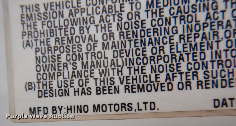 image for item KY9683 2016 Hino 268  utility / service truck