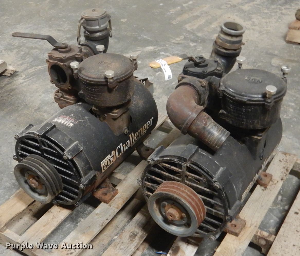 (2) Challenger 607 pumps in Shattuck, OK Item KO9776 sold Purple Wave