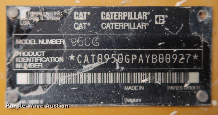 image for item DJ2391 2005 Caterpillar 950G  wheel loader