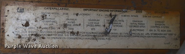 image for item DJ2394 2005 Caterpillar 938G Series II  wheel loader