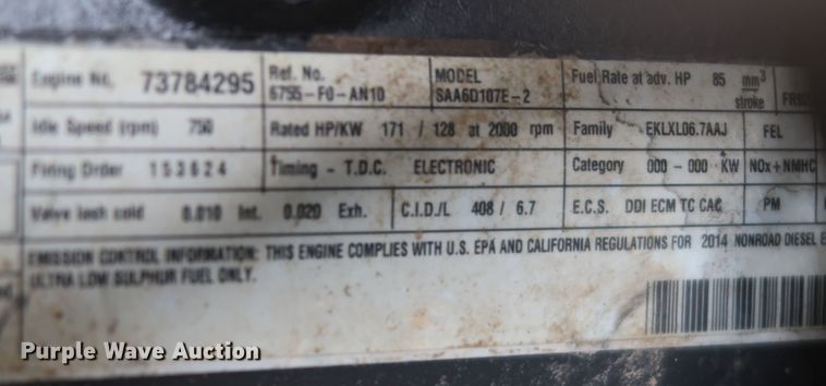 image for item DJ2395 2016 Komatsu WA320-7  wheel loader