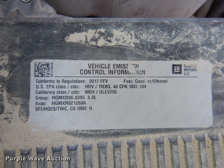 image for item DL0678 2017 Chevrolet Silverado 2500HD LT  Crew Cab pickup truck