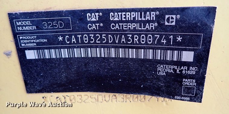 image for item IC9685 2007 Caterpillar 325DL  excavator