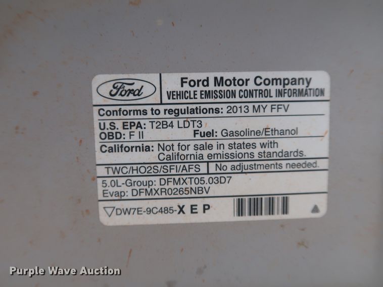 image for item JP9329 2013 Ford F150  SuperCrew pickup truck