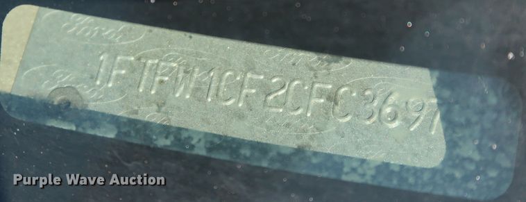 image for item JP9339 2012 Ford F150  SuperCrew pickup truck