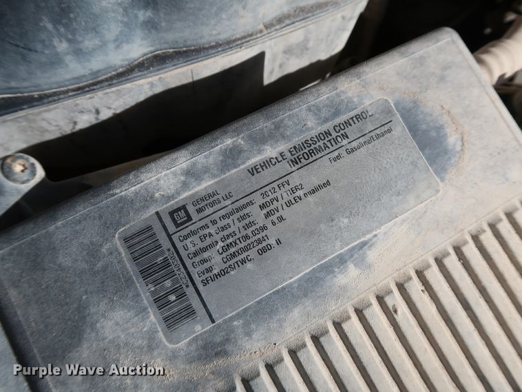 image for item JP9349 2012 Chevrolet Silverado 2500HD  Ext. Cab pickup truck