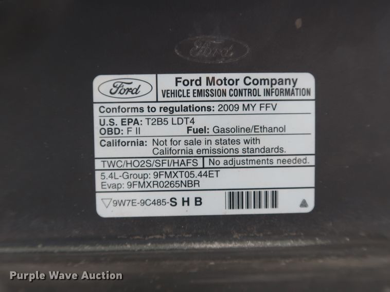 image for item JP9358 2009 Ford F150  SuperCrew pickup truck