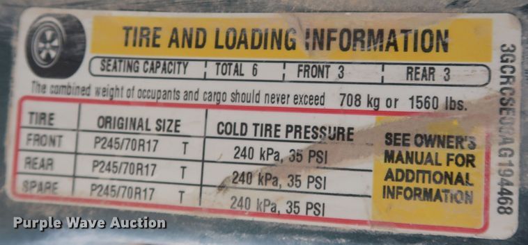 image for item JP9361 2010 Chevrolet Silverado 1500  Crew Cab pickup truck