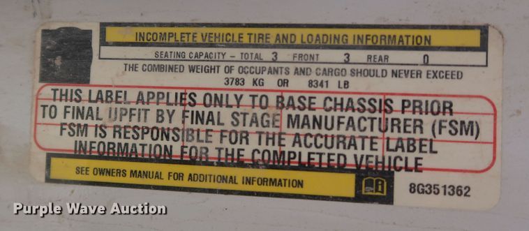 image for item JP9365 2008 Sterling Bullet 4500  flatbed truck