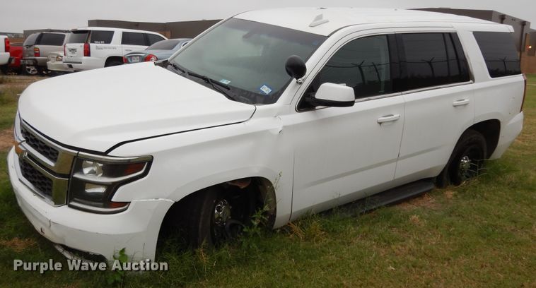 image for item DJ7466 2017 Chevrolet Tahoe Police  SUV