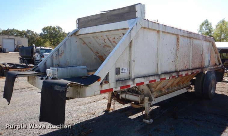 image for item DL0630 1981 Ranch Manufacturing Co  bottom dump trailer