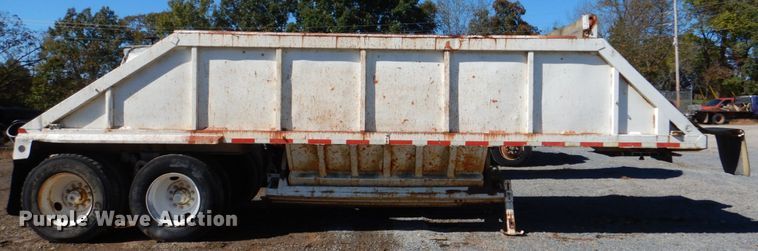 image for item DL0630 1981 Ranch Manufacturing Co  bottom dump trailer