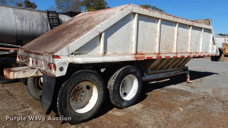 image for item DL0630 1981 Ranch Manufacturing Co  bottom dump trailer