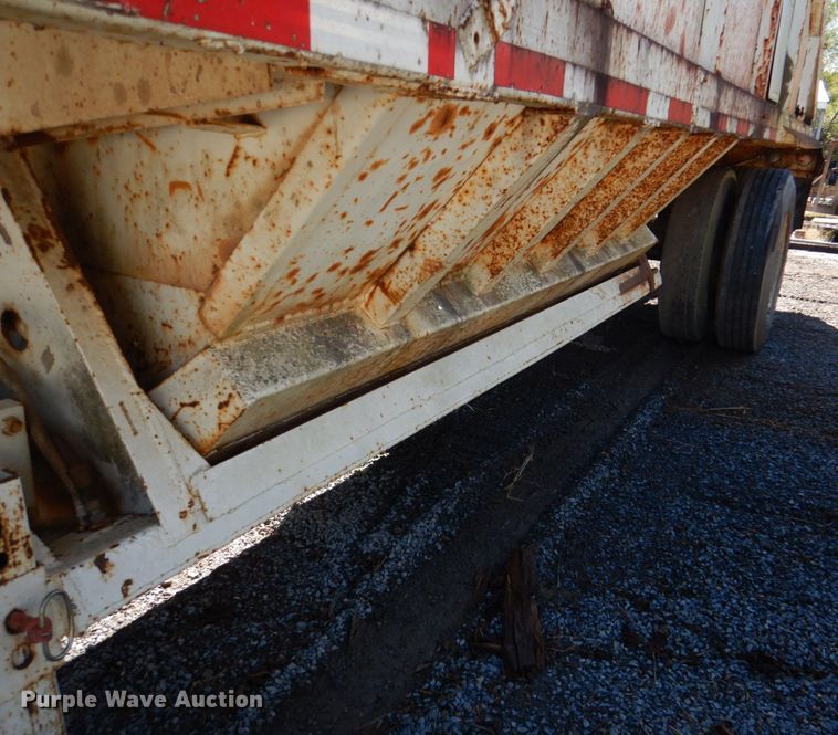 image for item DL0630 1981 Ranch Manufacturing Co  bottom dump trailer