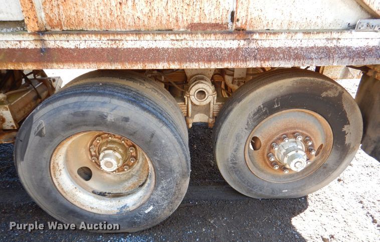 image for item DL0630 1981 Ranch Manufacturing Co  bottom dump trailer