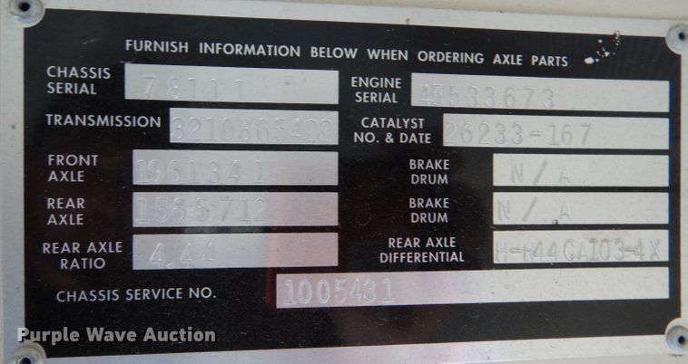 image for item DL3478 1998 Blue Bird TC2000  school bus