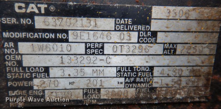 image for item DL5766 1986 Oshkosh P-2526-1  dump truck