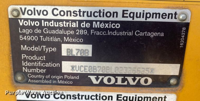 image for item DL5984 Volvo BL70B  backhoe