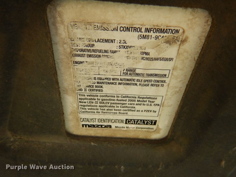 image for item DN5255 2005 Mazda Mazda6