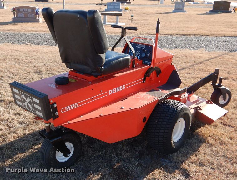 image for item IV9827 Deines Marty J 1800  ZTR lawn mower