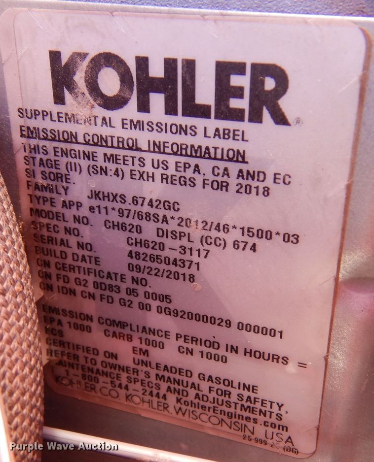 image for item IV9827 Deines Marty J 1800  ZTR lawn mower