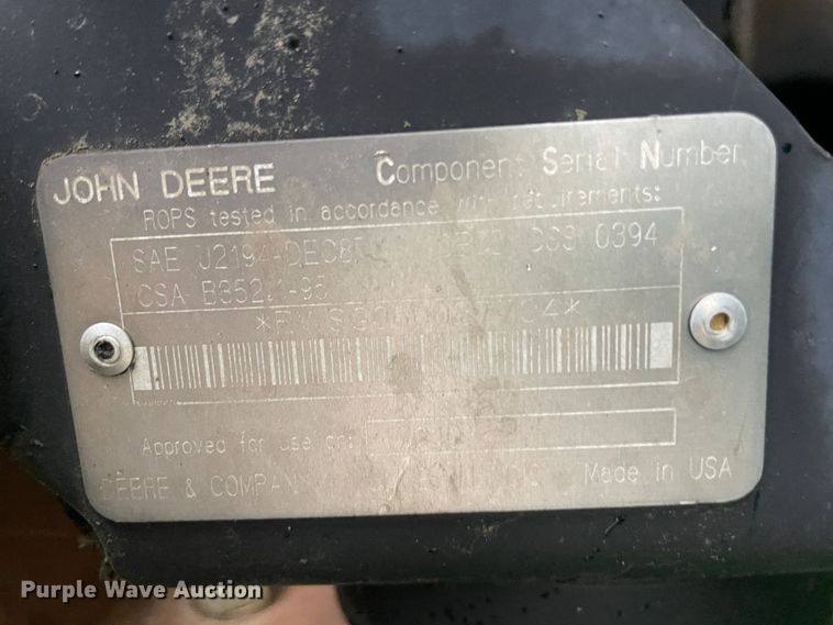 image for item IX9537 John Deere 7210  tractor