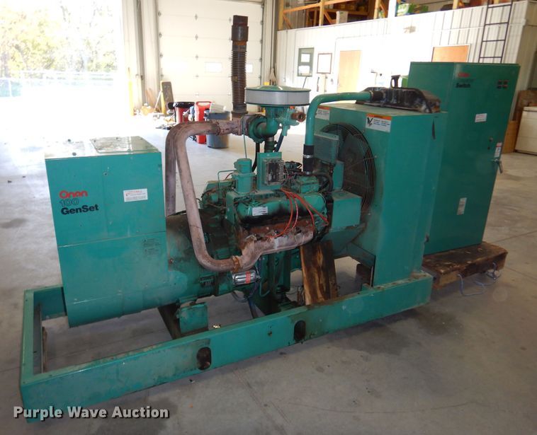 image for item JJ9905 Onan 100  generator
