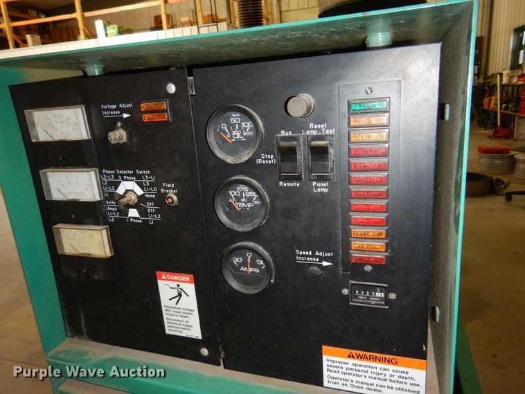 image for item JJ9905 Onan 100  generator