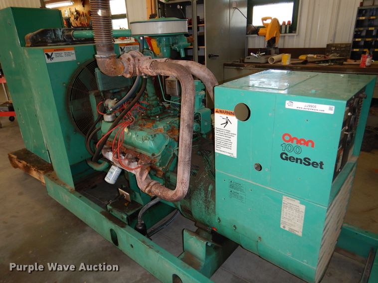 image for item JJ9905 Onan 100  generator