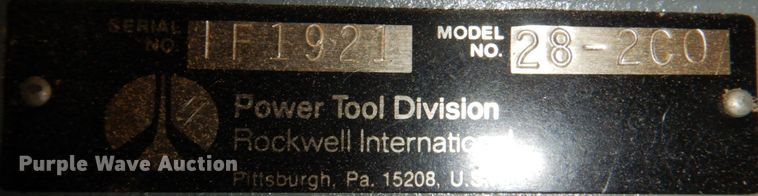 image for item JS9229 Rockwell 28-200  bandsaw