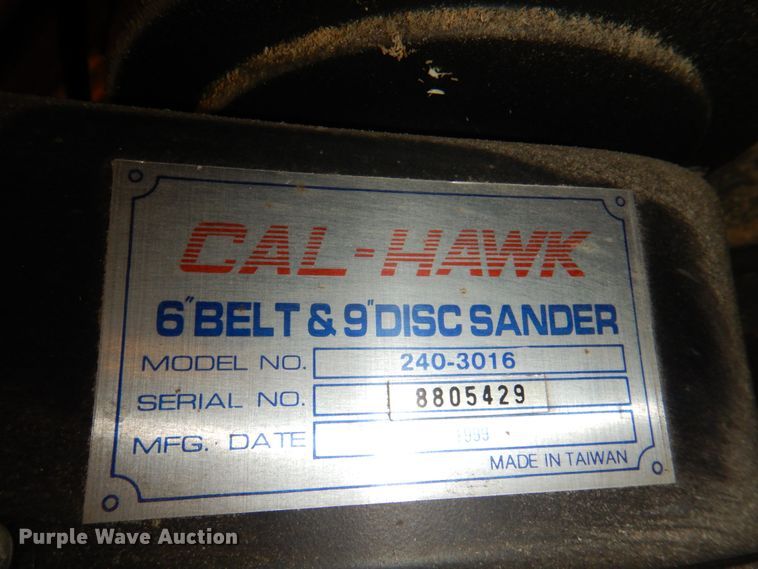 image for item JS9230 Cal-Hawk 240-3016  belt / disc sander