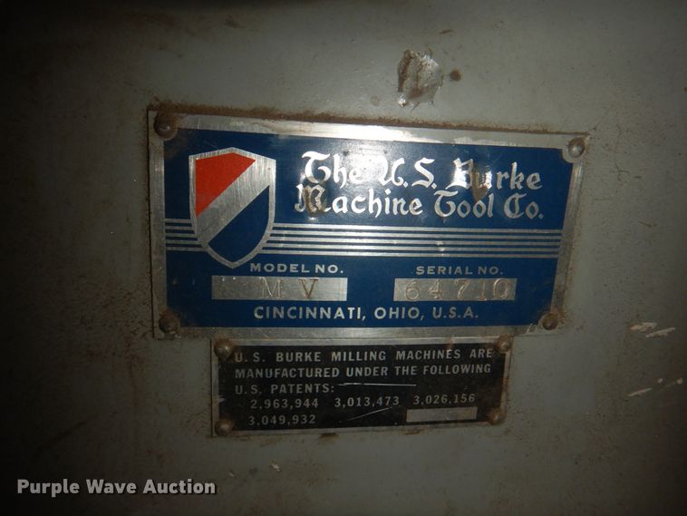 image for item JS9233 Millrite MV drill press