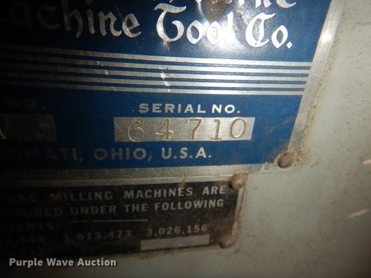 image for item JS9233 Millrite MV drill press