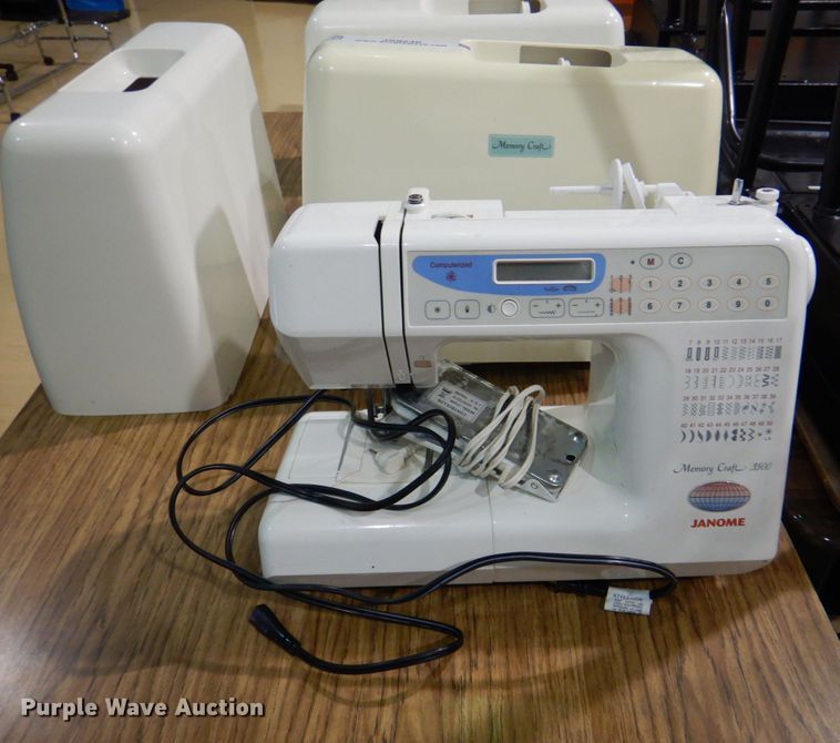 image for item JS9240 (5) Memory craft sewing machines