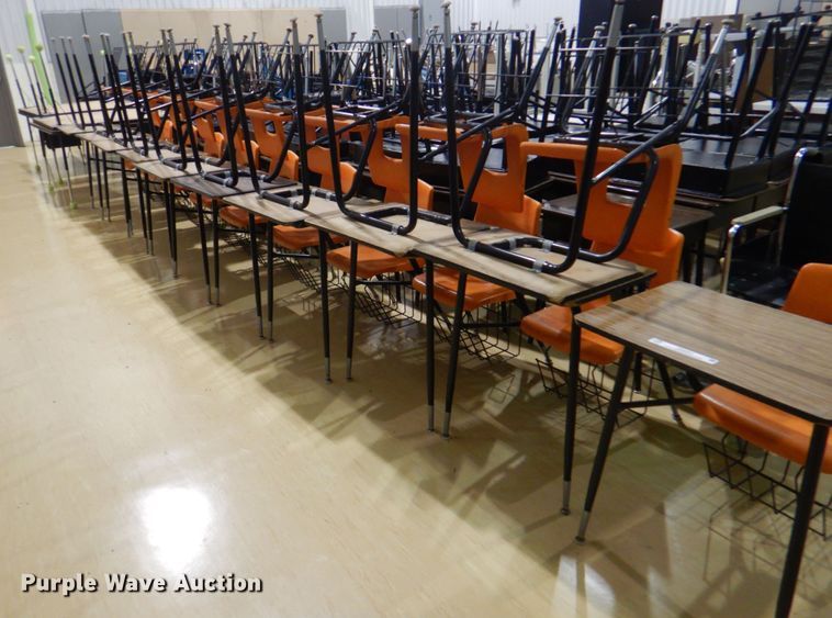 image for item JS9241 (19) desks with chairs