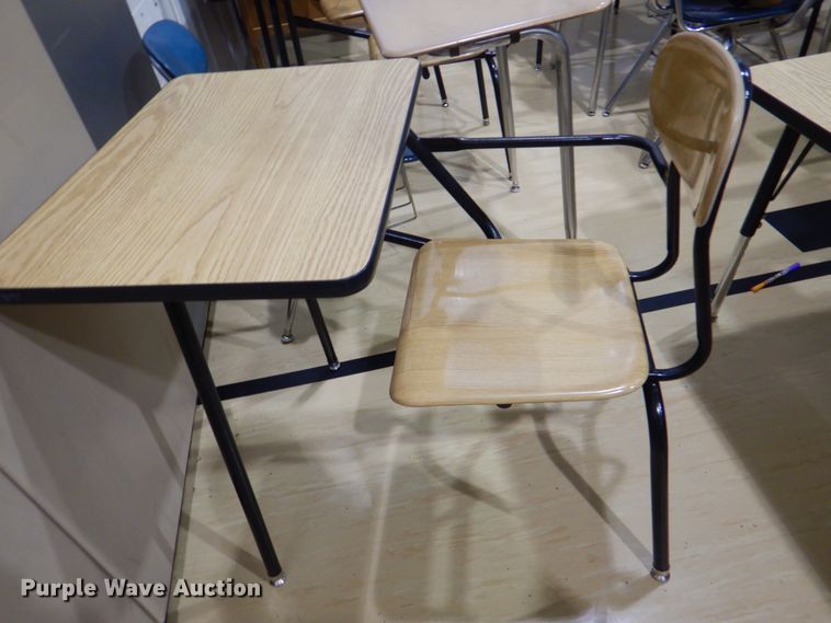 image for item JS9252 Approximately 22 desks with chairs