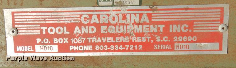 image for item KK9780 Carolina HD10  band saw