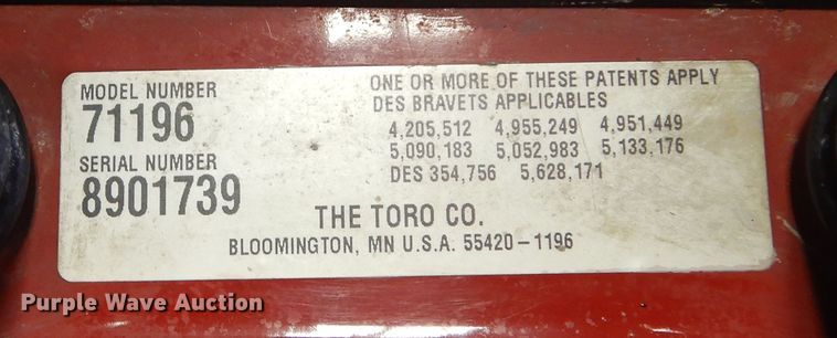 image for item KO9179 Toro 16-44 HXL  lawn mower