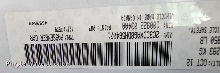 image for item KQ9098 2013 Dodge Charger Police