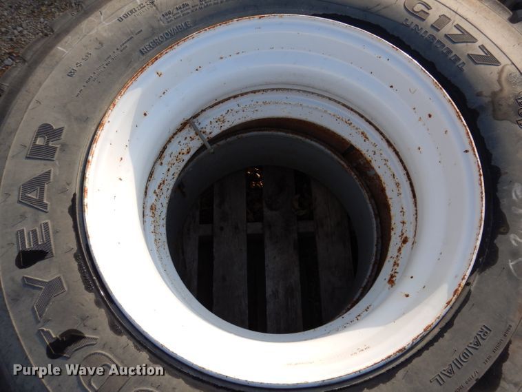 image for item KY9607 (2) Goodyear 11R22.5 tires