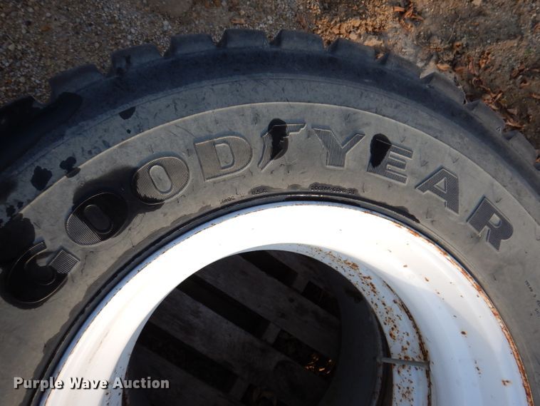 image for item KY9607 (2) Goodyear 11R22.5 tires