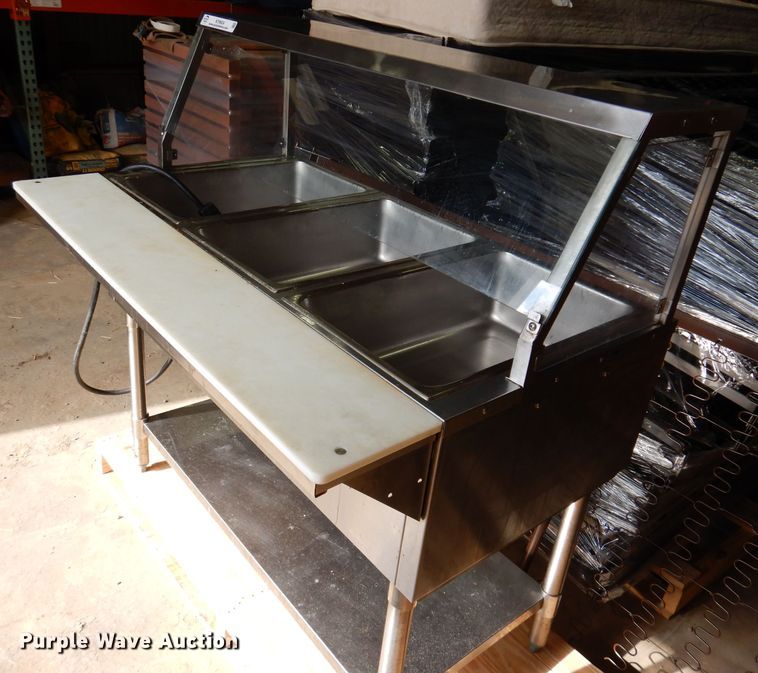 image for item KY9624 Standex Superior SST-120-3  stainless steel steam table